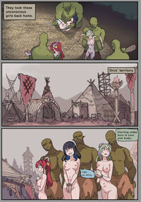 A female knight gives birth to an orc child. / 敗北騎士はオークの雌になる Page 22 Preview