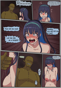 A female knight gives birth to an orc child. / 敗北騎士はオークの雌になる Page 39 Preview