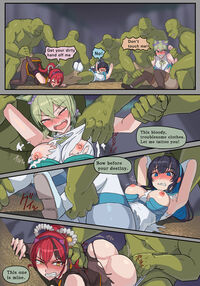 A female knight gives birth to an orc child. / 敗北騎士はオークの雌になる Page 8 Preview