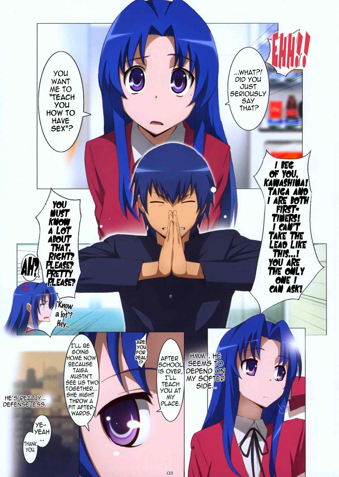 Page 3 | Ami Plus - Toradora Hentai Doujinshi by Yowatari Kouba - Pururin,  Free Online Hentai Manga and Doujinshi Reader