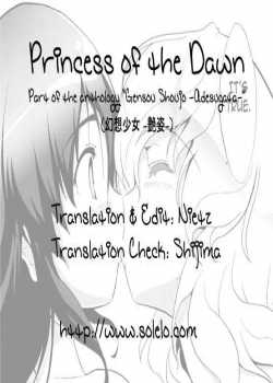 Princess Of The Dawn [Knight Satoshi] [Touhou Project] Thumbnail Page 07
