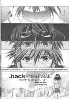 .Hack//NIGHTMARE ~2Nd Edition~ / .hack//NIGHTMARE ~2nd edition~ [Hatoya] [.Hack] Thumbnail Page 03