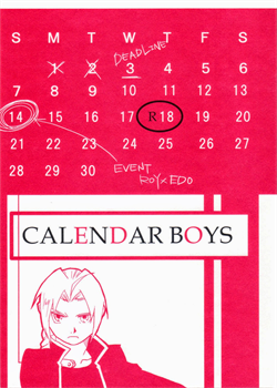 Calendar Boys [Fullmetal Alchemist]