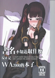 I don't know what to title this book, but anyway it's about WA2000 / 書名不知道取什麼 反正是WA2000的本子 [Girls Frontline]