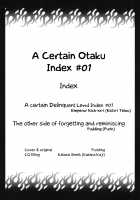 A Certain Otaku Index #1 / とあるヲタクの淫書目録#1 [Kitty] [Toaru Project] Thumbnail Page 03