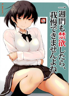 If I abstain for a whole week, I won't be able to endure / 一週間も禁欲したら、我慢できませんよね [Sasaki Akira] [Amagami]