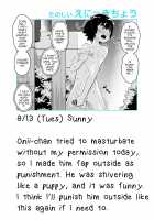 Onii-chan Choukyou Nikki / お兄ちゃん調教日記 [Shinagawa Mikuzu] [Original] Thumbnail Page 11