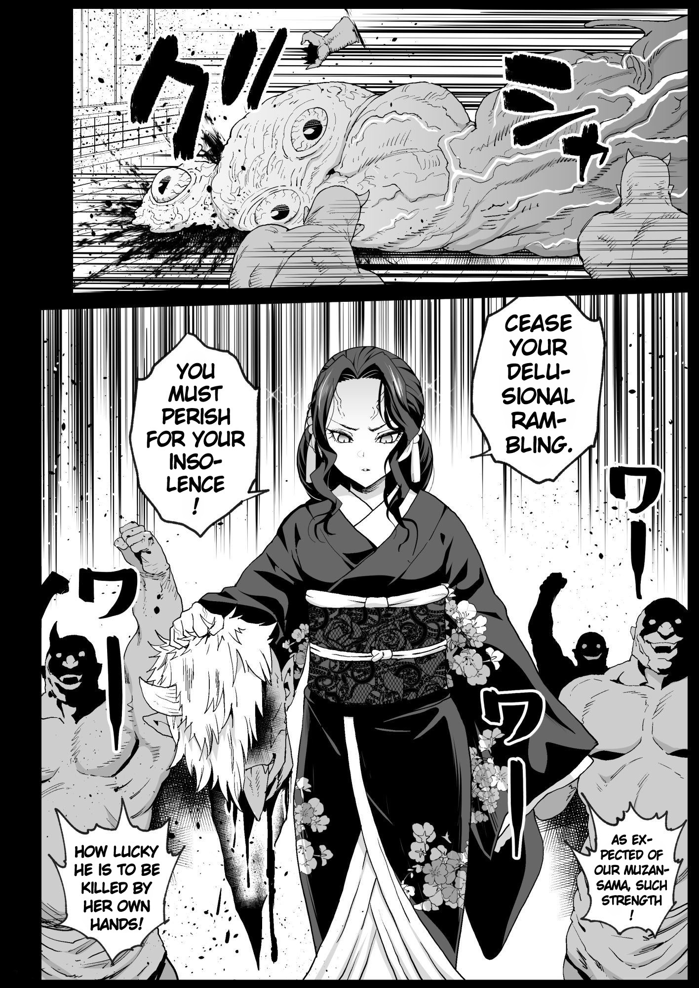 Page 8 | Mesu Ochi Jou Muzan-sama - RAPE OF DEMON SLAYER 4 - Kimetsu No  Yaiba Hentai Doujinshi by Eromazun - Pururin, Free Online Hentai Manga and  Doujinshi Reader