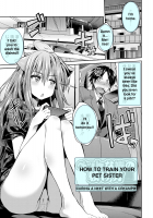 How To Train Your Pet Sister / ペットな姉の躾け方 [Hinotsuki Neko] [Original] Thumbnail Page 01