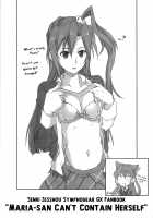 Maria-san Can't Contain Herself!! / マリアさん我慢できませんでした!! [Elf] [Senki Zesshou Symphogear] Thumbnail Page 02