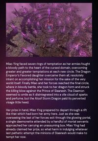 Slaanesh's Chosen (Warhammer Miao Ying stories) Page 5 Preview