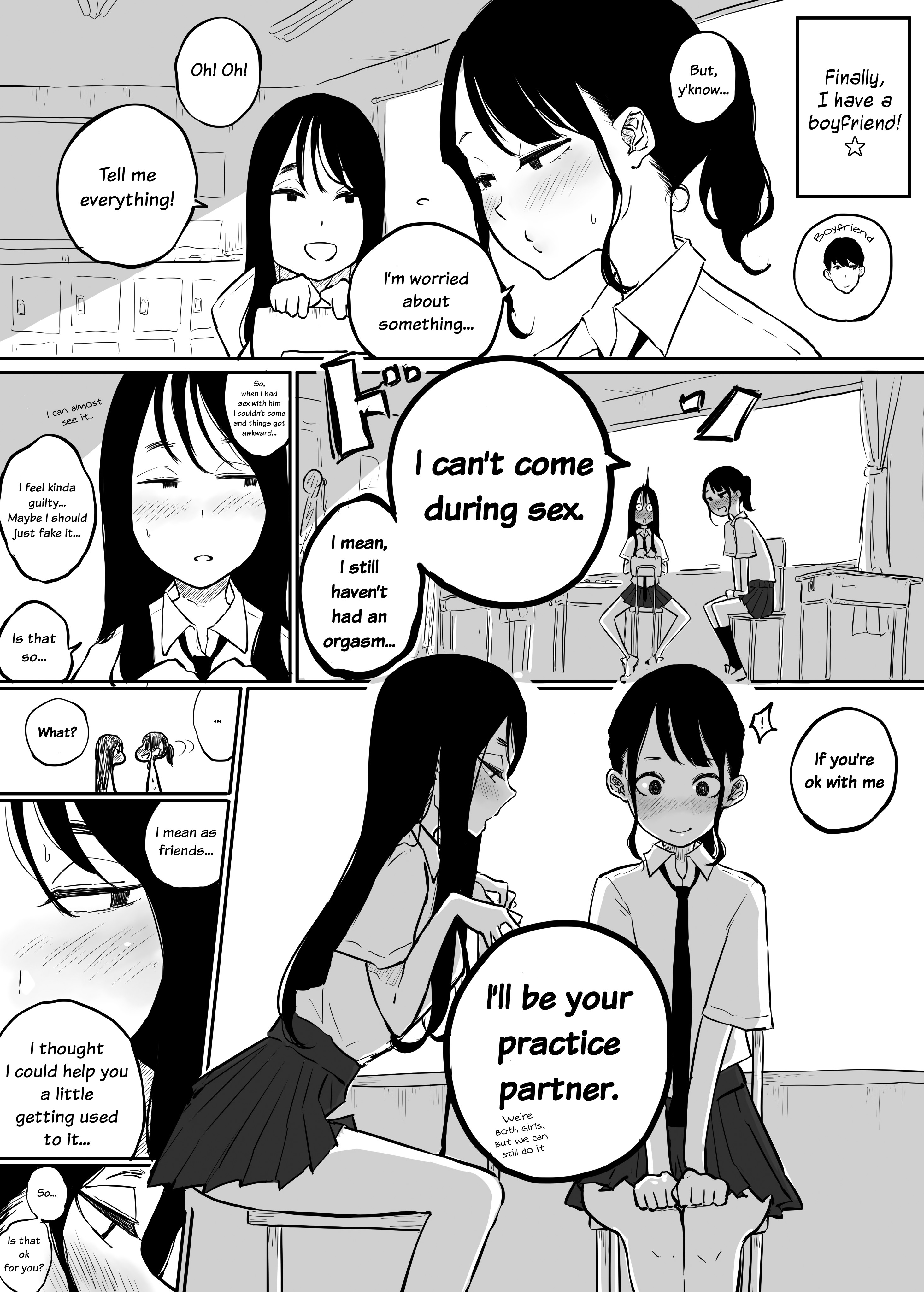 Page 1 | My Female Friend Became My Practice Partner So I Can Get Better at  Sex with my Boyfriend - Original Hentai Doujinshi by Pandacorya - Pururin,  Free Online Hentai Manga and Doujinshi Reader