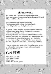 Yuri de Succubus Vol. 1 - I Can't Believe I Fell for a Human! / 百合deサキュバス!～淫魔のあたしが人間の女に恋だなんて!～ Page 41 Preview
