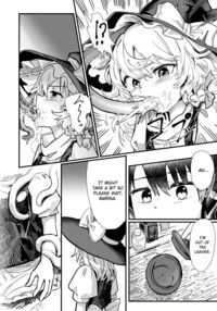 Marisa gets eaten by a hat / 魔理沙が帽子に食べられて [Hakonnbu] [Touhou Project] Thumbnail Page 05
