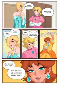 Princess Sleepover [Riz] [Super Mario Brothers] Thumbnail Page 04